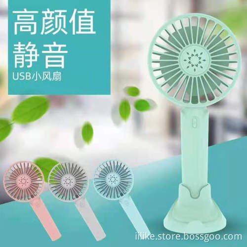 Phone Holder Pencil Vase with Rechargeable Fans